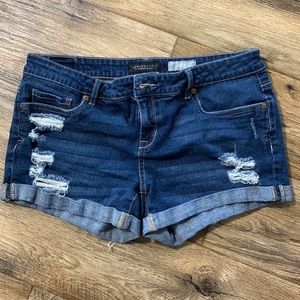 Aeropostale size 12 midi jean shorts